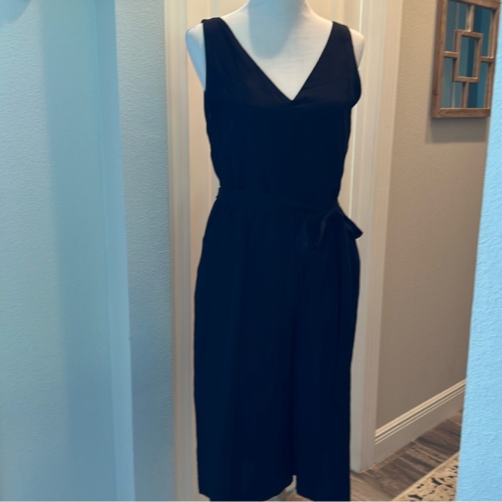 Gap wide leg cropped jumpsuit